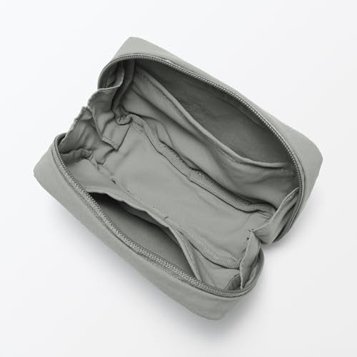 Wrinkled Nylon Pouch - Wide Opening, Medium by MUJI