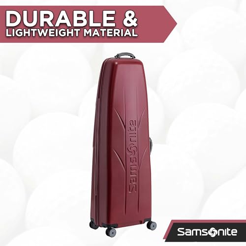 Samsonite Tour Classic Golf Hard Case Golf Travel Bag, Lightweight & Durable ABS Shell, 360 Degree Multi-Directional Wheels