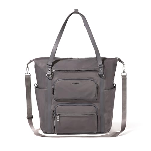 Baggallini Nolita Convertible Backpack - 11x14” Travel Backpack Shoulder Tote Crossbody Bag w/RFID Tech, Luggage Sleeve & Laptop Pocket