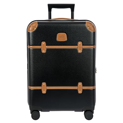 Bric's Bellagio 21" Expandable Cabin Trolley, Airline Approved, Spinner - Black