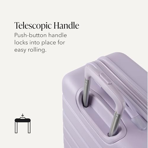 SwissGear 7366 Signature Hardside Expandable Luggage with Spinner Wheels, TSA Lock, Evening Haze, Checked-Medium 23-Inch