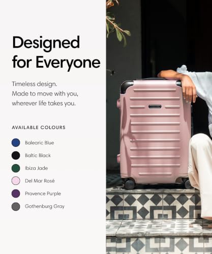 Solgaard Carry-On Closet Original - Hard-Shell 22.4" Travel Luggage (Rose)