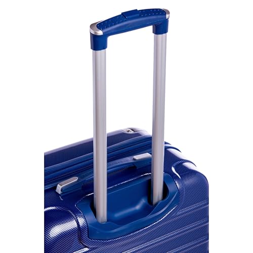 Gabbiano Vintage 3-Piece Luggage PC Hard Shell Set – Expandable Polycarbonate Luggage Set with Spinner Wheels, TSA Lock, Hardside Vintage Luggage Sets (Blue, Large 31")