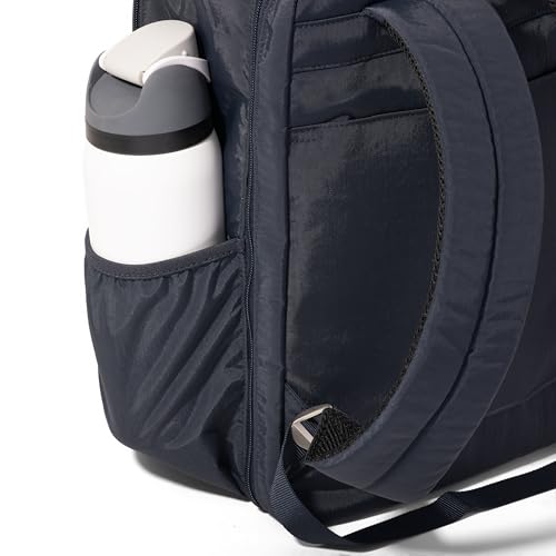 Baggallini Everyday Laptop Backpack - 11x15.5 Lightweight Water-Repellent Nylon Travel Bag w/Padded Laptop Sleeve & RFID