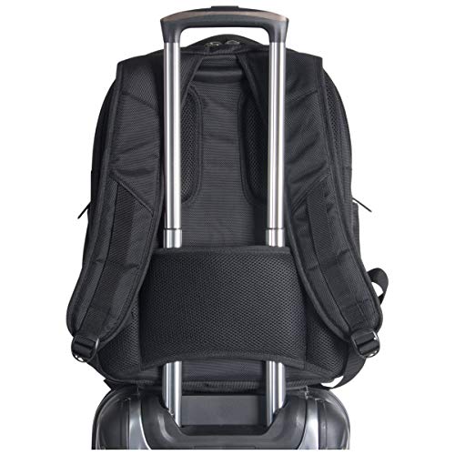 Kenneth Cole Reaction ProTec Travel Business Backpack 17" Laptop Computer TSA Checkpoint-Friendly Bookbag With USB Port, Black