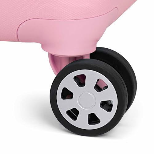 Traveler's Choice Pagosa Hardshell Expandable Luggage with Spinner Wheels, Pink, 26-Inch Medium