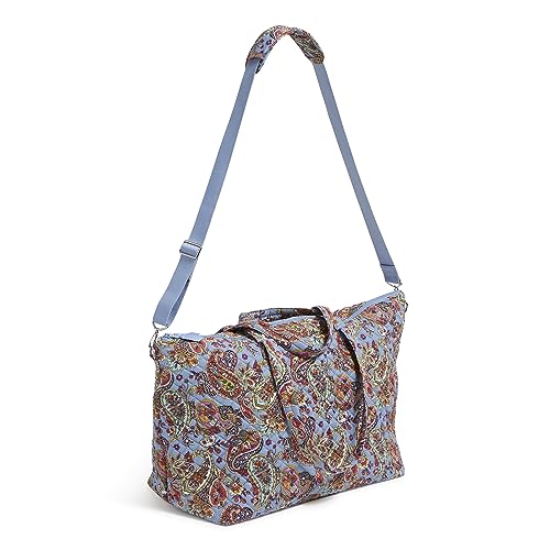 Cotton Overnight Travel Tote Travel Bag, Provence Paisley