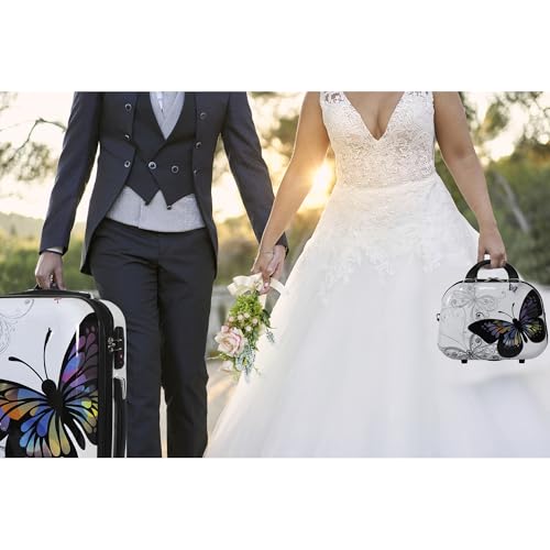 World Traveler Butterfly Luggage, 4-Piece Set