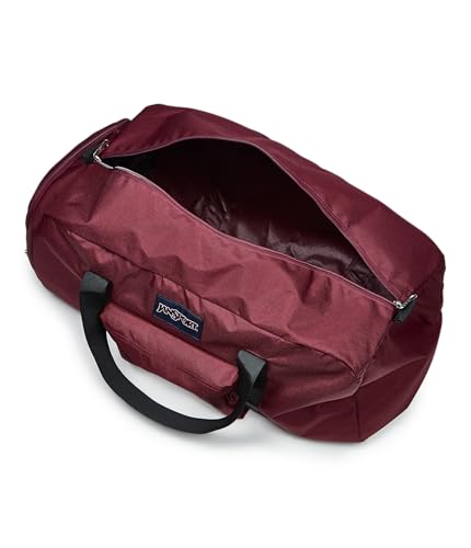 JanSport Weekender Large Duffel - Travel or Gym Bag, Durable Weekender with Front Utility Pocket & Side Grab Handles - Cherry Lacquer