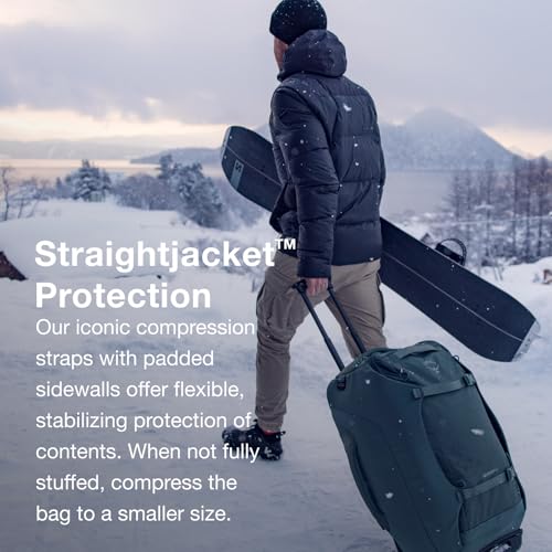 Osprey Sojourn Shuttle 22"/45L Wheeled Duffel Bag, Koseret Green