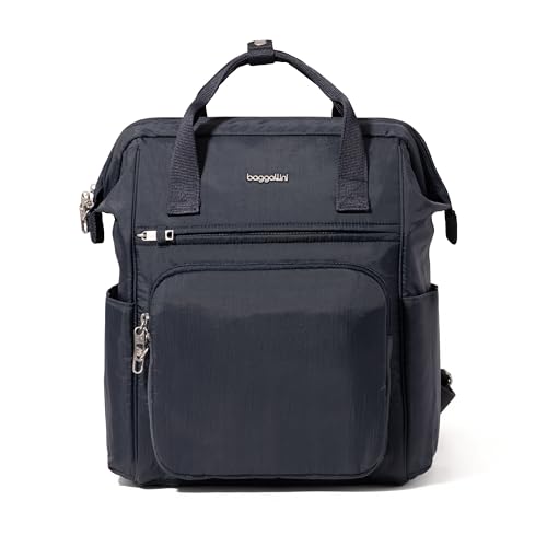 Baggallini Securtex Anti-Theft Windsor Backpack for Travel, Work & College, RFID & Locking Zipper, Up to 16" Laptop
