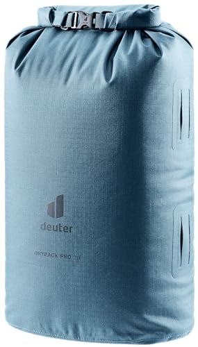 Deuter Drypack Pro 20L, Waterproof 20-Liter Storage Pack Sack for Trekking, Hiking, Bikepacking & Mountain Climbing - Atlantic