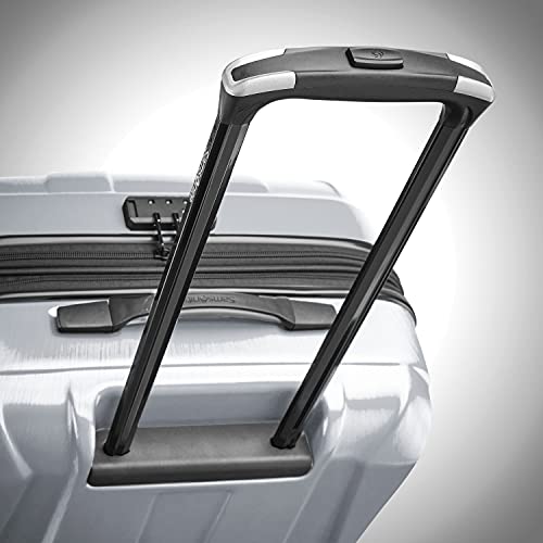 Samsonite Centric 2 Hardside Expandable Luggage with Spinner Wheels, Silver, 2-Piece Set (20/24)