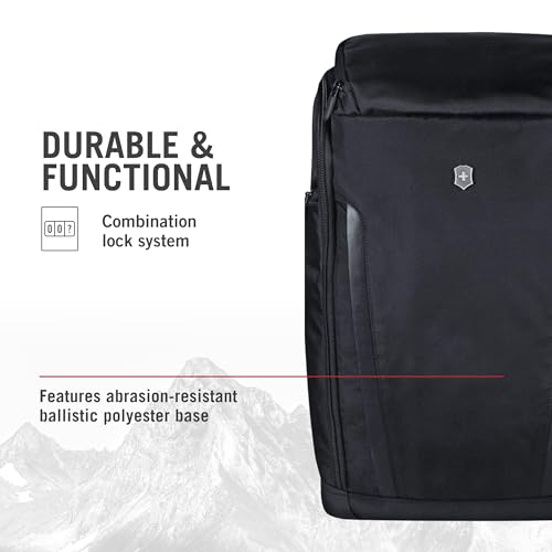 Victorinox Altmont Professional Fliptop Laptop Backpack - Tablet & Laptop Bag for Travel Accessories - Computer Backpack Includes Sleek Organizer - 26 Liters, Black