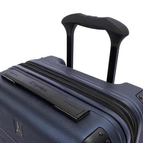Travelpro Platinum Elite Hardside Expandable Carry on Luggage, 8 Wheel Spinner, TSA Lock, Hard Shell Polycarbonate Suitcase, Aviator Navy, Carry on 21-Inch