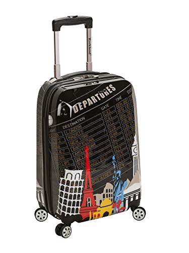 Rockland Departure Hardside Spinner Wheel Luggage, Carry-On 20", Departure