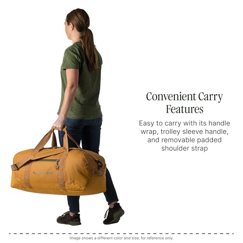 Eagle Creek No Matter What Duffel Bag - Eco Friendly Duffel for Sustainable Travel - Adjustable Shoulder Strap - Multiple Carry Options - Easy to Store - Atlantic Blue - 40L