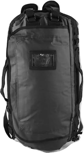 Element Equipment Trailhead Duffel Bag Shoulder Straps Waterproof Black/Grey Medium