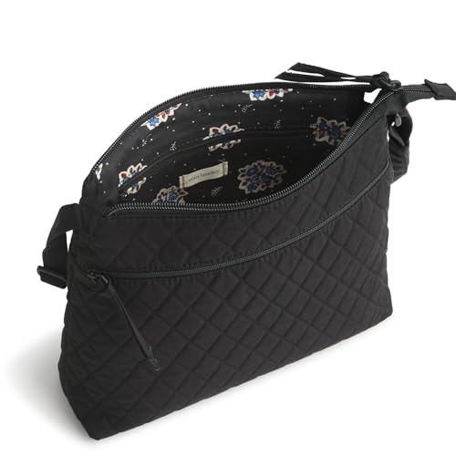 Vera Bradley Women's Premium Cotton Original Zip Hipster Crossbody, Moonless Night, One Size