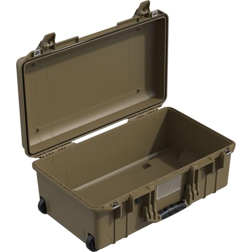Pelican Air 1535 Multi-Purpose Hard Case - No Foam (Empty) - For Camera, Drone, Equipment, Gear, Electronics, Overlanding, Camping, and Travel - OCP Tan