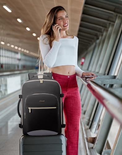 LOVEVOOK 50L Travel Backpack for Women Men,Waterproof Airline Approved Carry On Luggage Travel Essentials,TSA Carry On Backpack Personal Item Travel Bag Suitcase Weekender Traveling with Packing Cubes