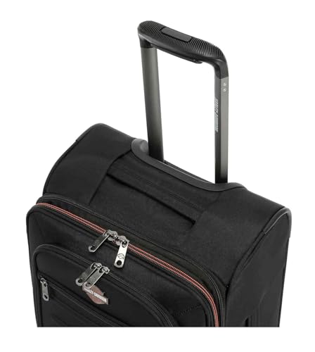 Harley-Davidson 26 in. Cruiser Soft Sided Expand Spinner Wheeling Luggage, Black