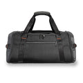 Briggs & Riley 27" Medium Upright Duffle - Checked Luggage for Travel, Suitcases with Wheels, Softside Rolling Bag for Men & Women, Self-Repairing Zipper - ZDX Collection, Black