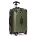 Traveler's Choice Maxporter II Polycarbonate Hardside Trunk with Spinner Wheels, Green, 22-Inch Carry-on Luggage