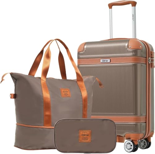 Luggage Set 20 Inch Carry On Luggage Lightweight Suitcase Set with Spinner Wheel TSA Lock