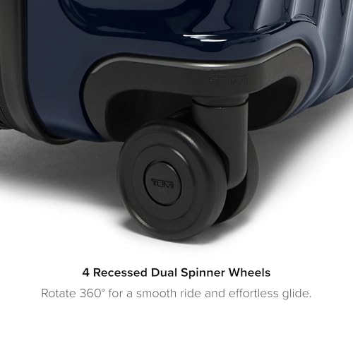 TUMI - 19 Degree Medium Expandable Checked Packing Case - 4-Wheeled Luggage - Hard Shell Suitcase - 26.0" X 17.5" X 10.0" - Navy