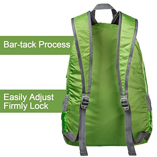 G4Free 20L Lightweight Packable Backpack Travel Hiking Daypack Foldable Backpack for Men Women