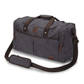 S-ZONE Canvas Duffel Bag for Travel 65L Weekender Overnight Travel Bags with Shoes Compartment for Men