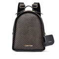 Calvin Klein Kyren Zip Around Backpack, Brown/Khaki/Black, One Size