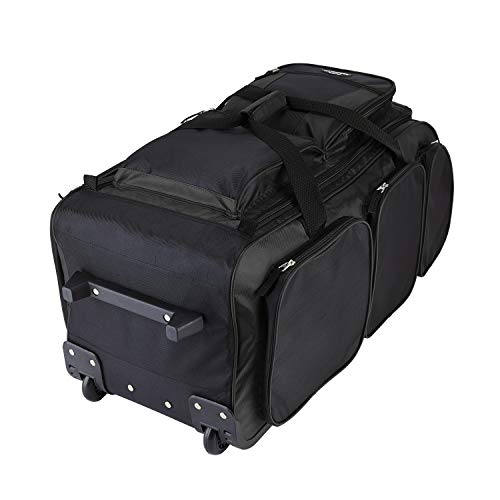 Travelers Club 30" Xpedition Rolling Duffel Bag, Black