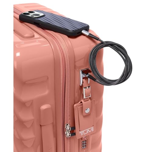 TUMI - 19 Degree Expandable Carry-On - 4-Wheeled Hard Shell Suitcase - 21.8" X 14.0" X 9.0" - Pink Clay