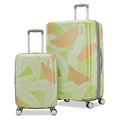 American Tourister Moonlight II Hardside Expandable Luggage with Spinner Wheels, Palm, 2 Piece Set (20/28)
