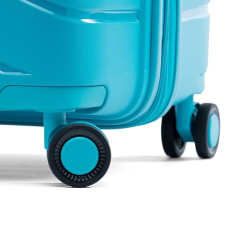 Atlantic Luggage Convertible Medium to Large, Checked Expandable Hardside Spinner