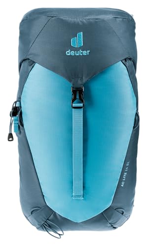 Deuter AC Lite 14L SL Hiking & Daypack Backpack with Narrow Fit, Steel Frame & Superior Breathability - Lagoon-Atlantic