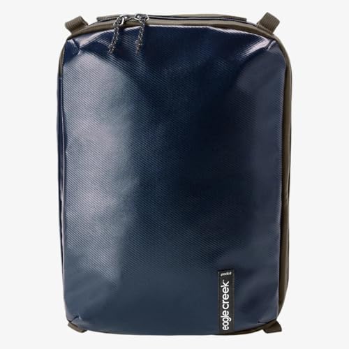Eagle Creek Pack-It Gear Cube - Durable Packing Cube & Outdoor Travel Organizer to Keep Items Secure - Water Resistant - Easily Attachable - Easy Gripping - Large, Atlantic Blue