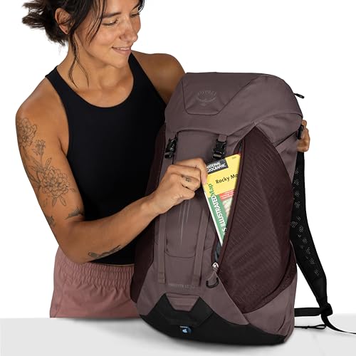 Osprey Hikelite LT 30L Hiking Backpack - Lightweight Travel Daypack with Rain Cover for Men and Women, Black