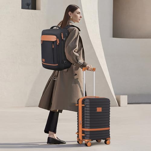 Joyway Expandable Luggage Sets 5 Piece, Lightweight Hard Shell Travel Suitcase Set with Spinner Wheels and TSA Lock