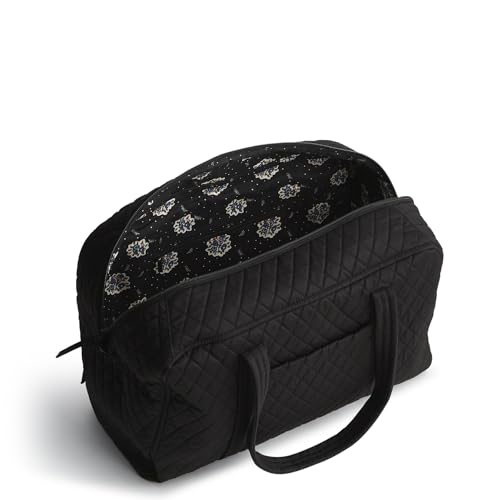 Vera Bradley Women's Premium Cotton Miramar Weekender Travel Bag, Moonless Night, One Size