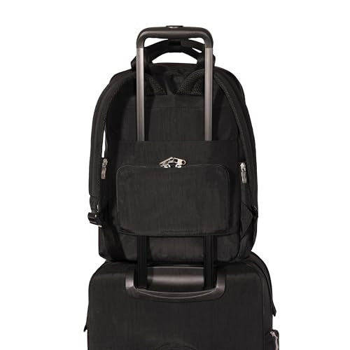 Baggallini Commuter Laptop Backpack - Lightweight 15x11 Travel Backpack w/RFID & Luggage Sleeve