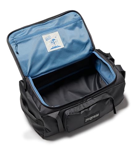 Jansport Good Latitude 40L Convertible Duffel Backpack – Water Resistant, 16 Inch Laptop Sleeve, Luggage Trolley – Weekender Travel Bag, Smokey Grit