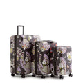 Vera Bradley Women's Hardside Luggage 3 Piece Luggage Set, Subtle Bouquet, One Size