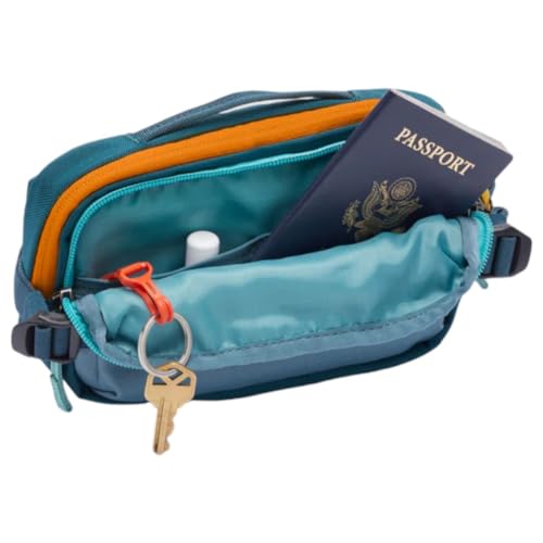 Cotopaxi Allpa X 1.5L Hip Pack, Blue Spruce and Abyss