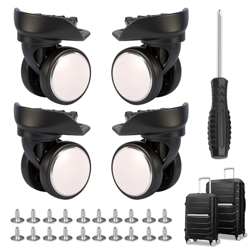 4Pack Wheels Replacement Kit Compatible With Samsonite Freeform Hardside Carry-On Luggage (Spinner Compatible Only With Samsonite Freeform Series)