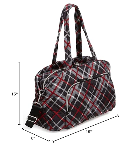 Vera Bradley Women's Performance Twill Weekender Travel Bag, Paris Plaid, One Size