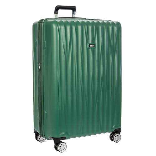 Bric's Cervia 30" Hardside Large Expandable Luggage, 360° Spinner Wheels, Lightweight Checked Suitcase, TSA-Approved Locks, Dark Emerald Green