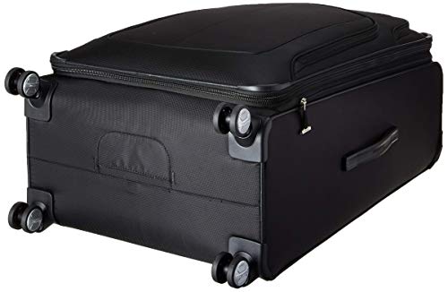 Samsonite Solyte DLX Softside Expandable Luggage with Spinner Wheels, Midnight Black, Checked-Large 29-Inch